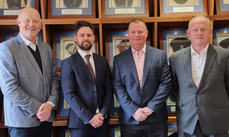 Fair Result and PFA Partnership (L-R) Mark Wright, Patrick Coyle, Chris Sweetman and Peter Marples.